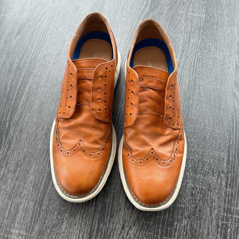 Mens Nine West Casual Oxford Wingtip